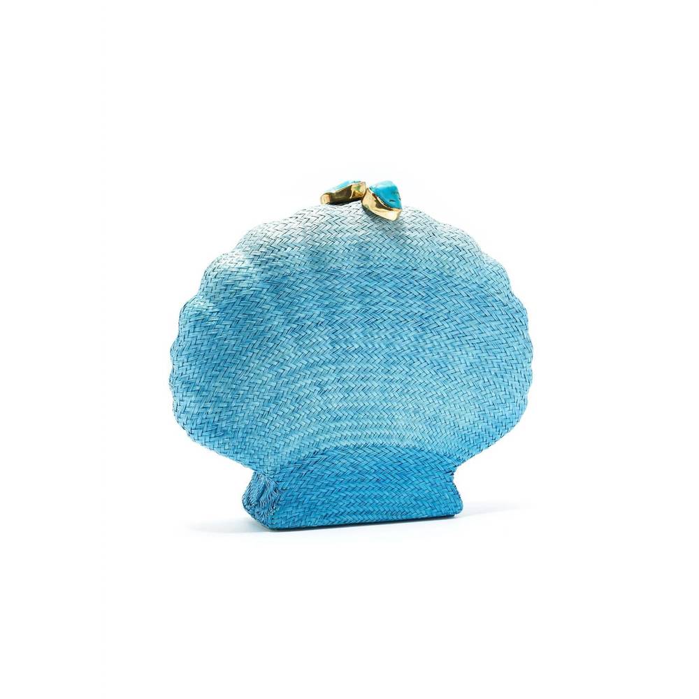 NEW EMM KUO women's le sirenuse bag in blue